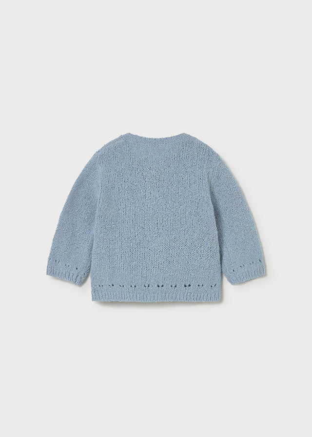 Knit long cardigan