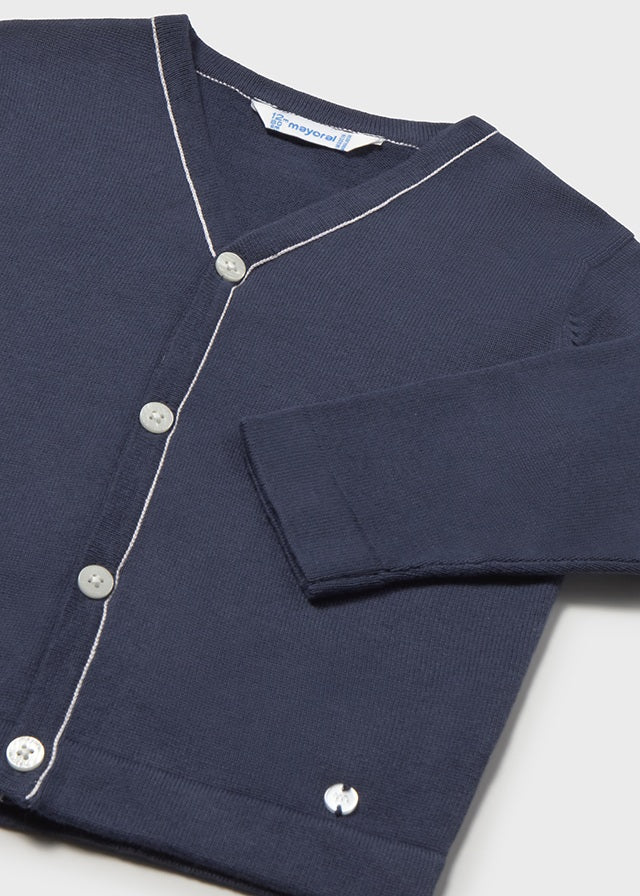 Knit v-neck cardigan