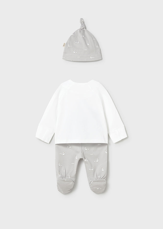 Gift set with footed pants