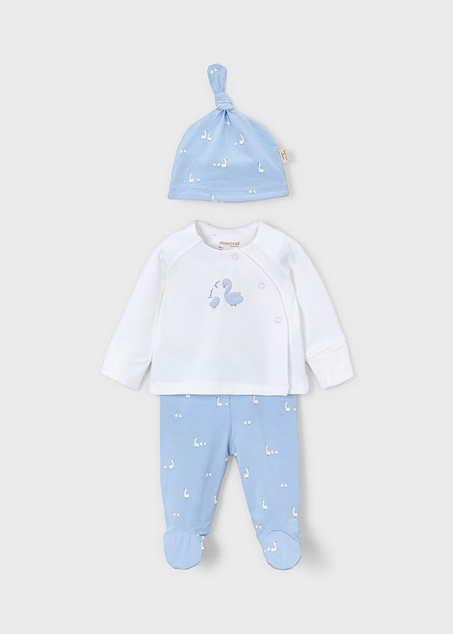 Gift set with footed pants