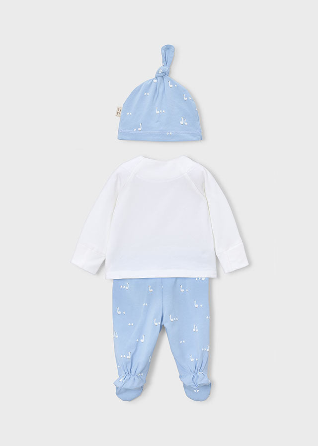 Gift set with footed pants