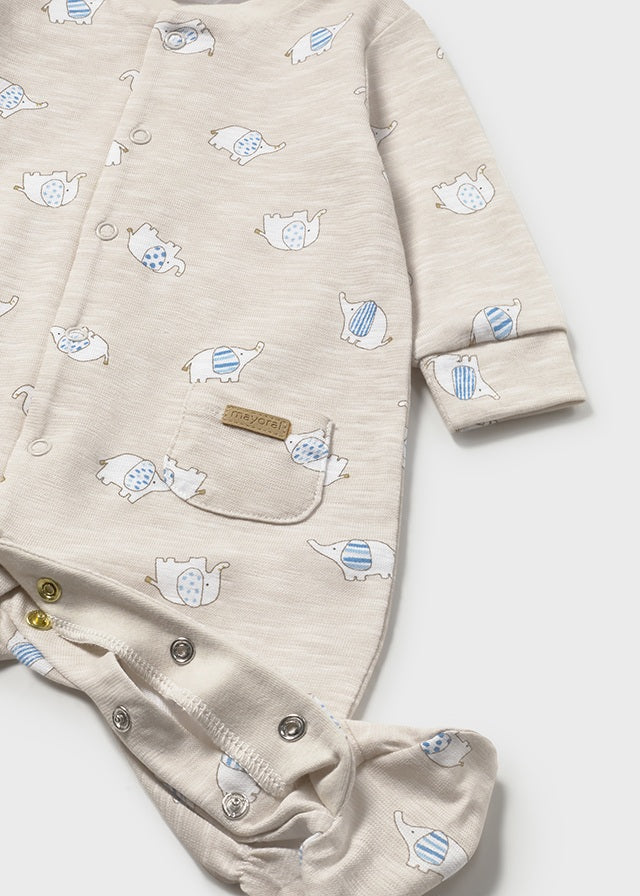 Long onesie w/ hat
