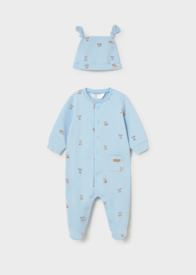 Long onesie w/ hat