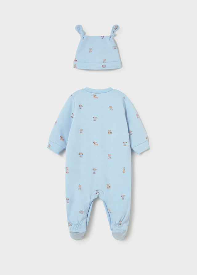 Long onesie w/ hat