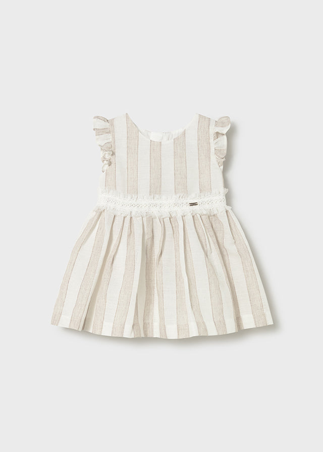 striped dress w/ sash