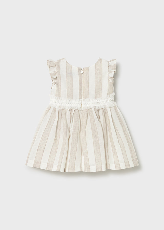 striped dress w/ sash