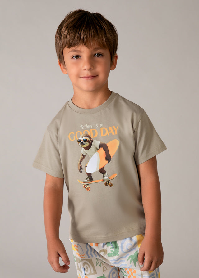 Shirt "good day" applique