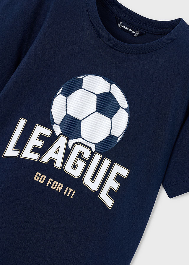 Shirt "league" applique