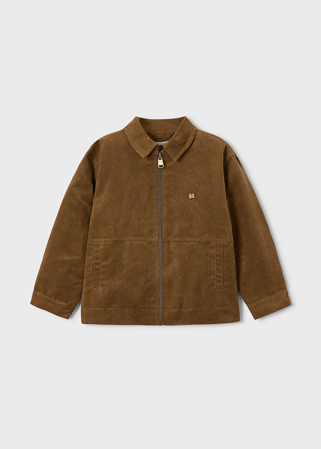 Faux suede jacket