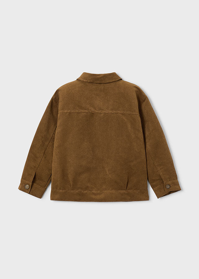 Faux suede jacket