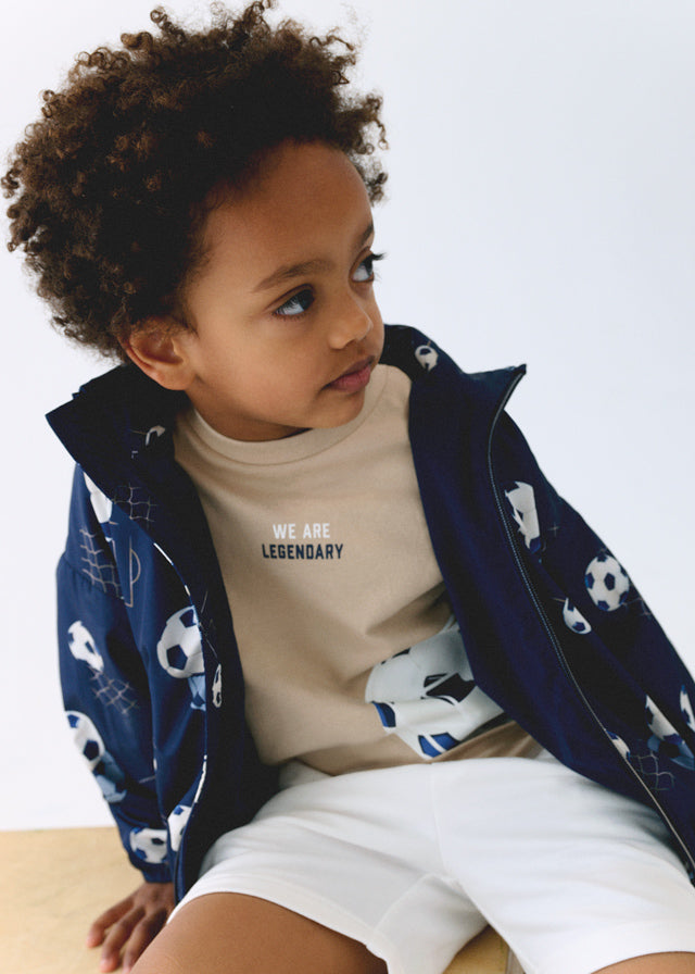 Printed windbreaker