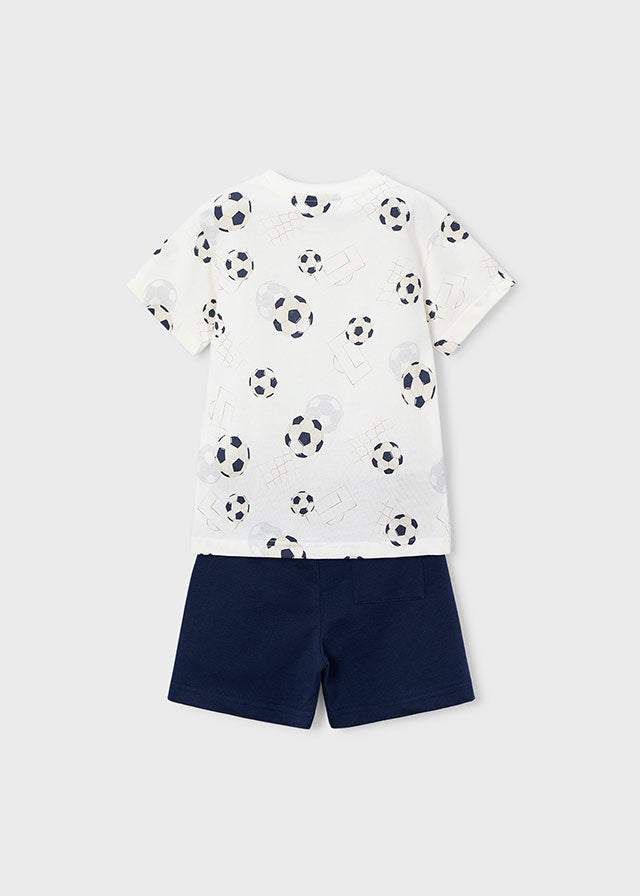 Printed knit set