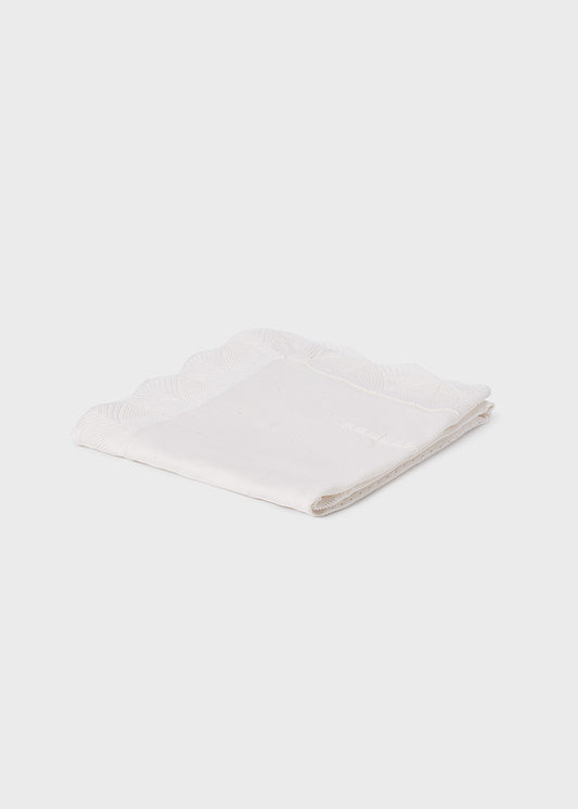 Knit baby blanket
