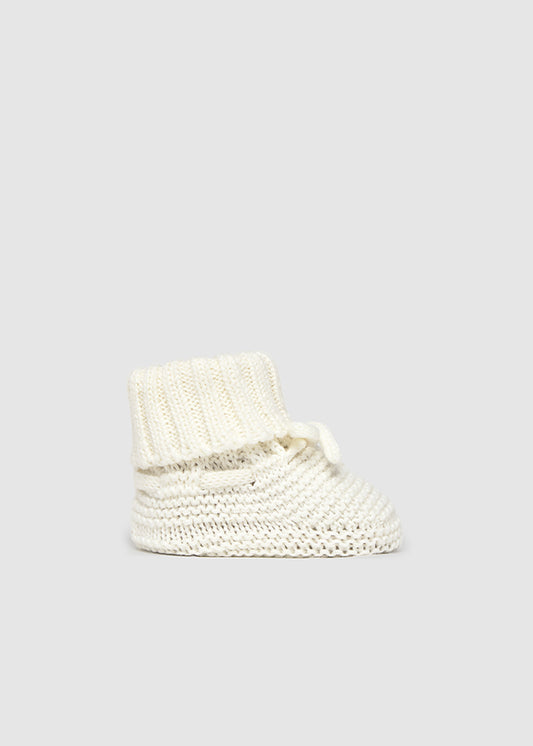 Knit booties