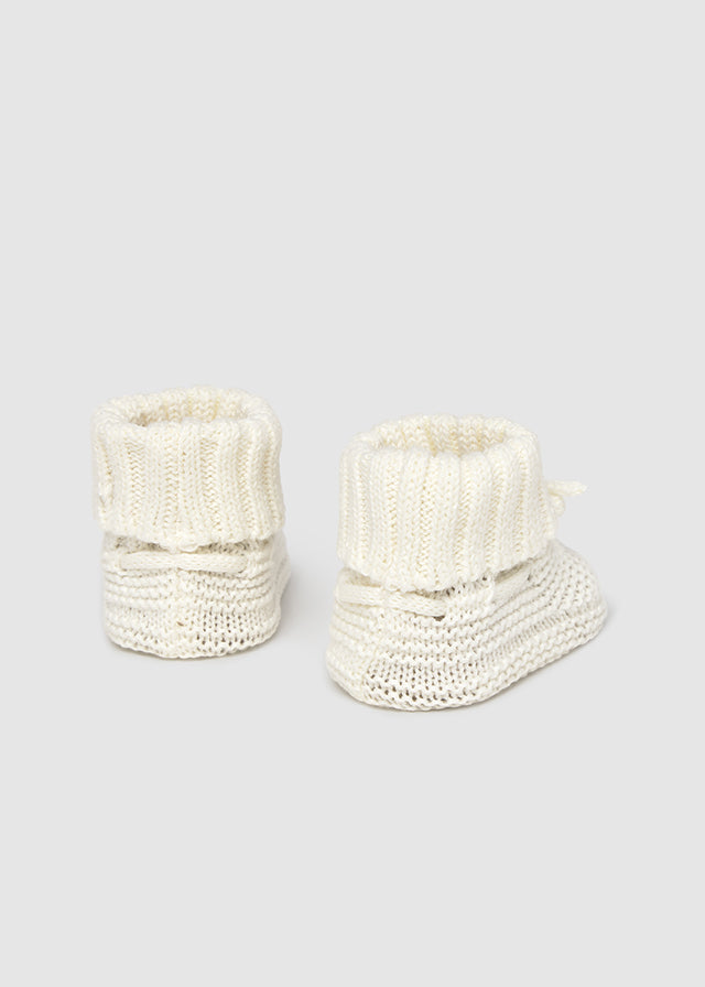 Knit booties