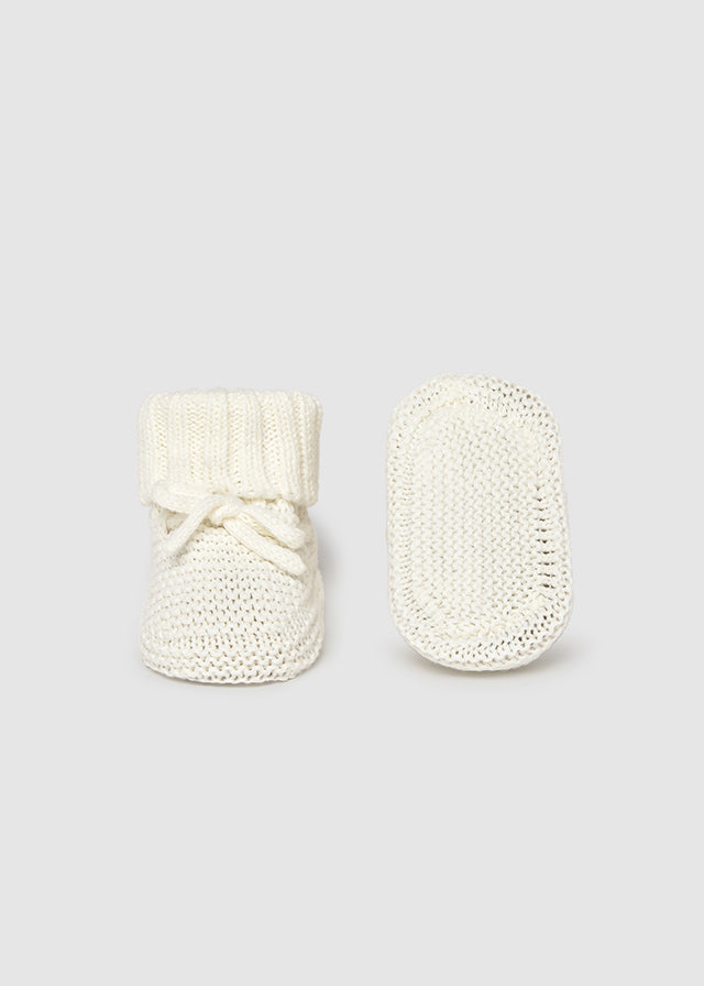 Knit booties