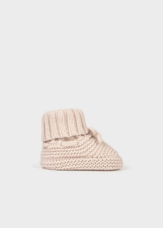 Knit booties