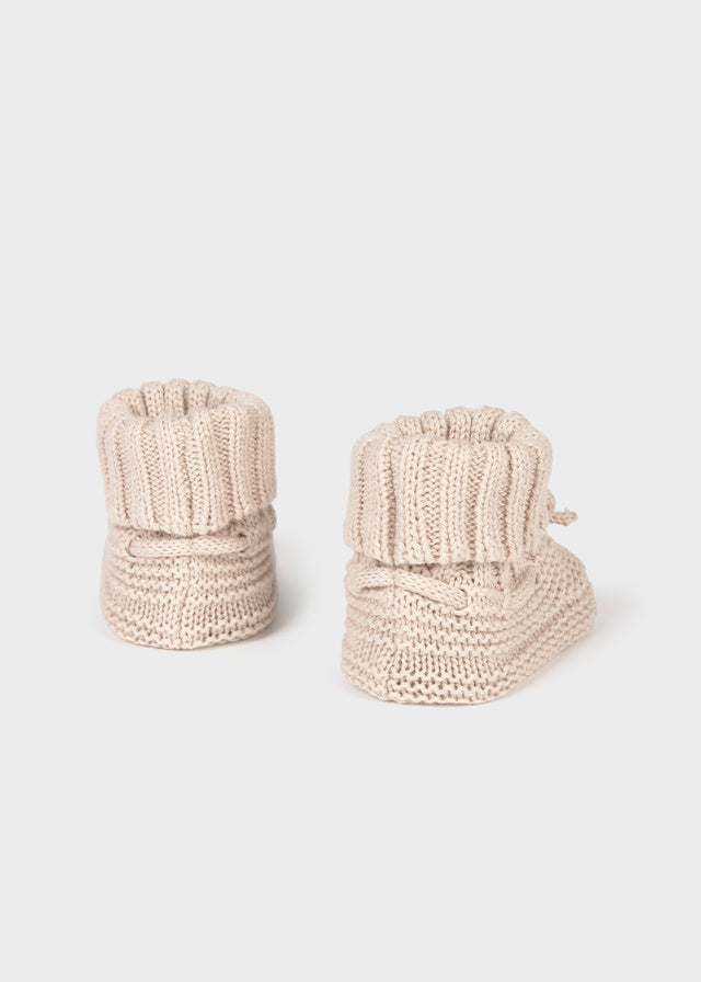 Knit booties