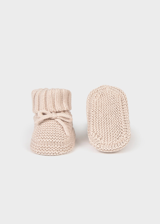 Knit booties